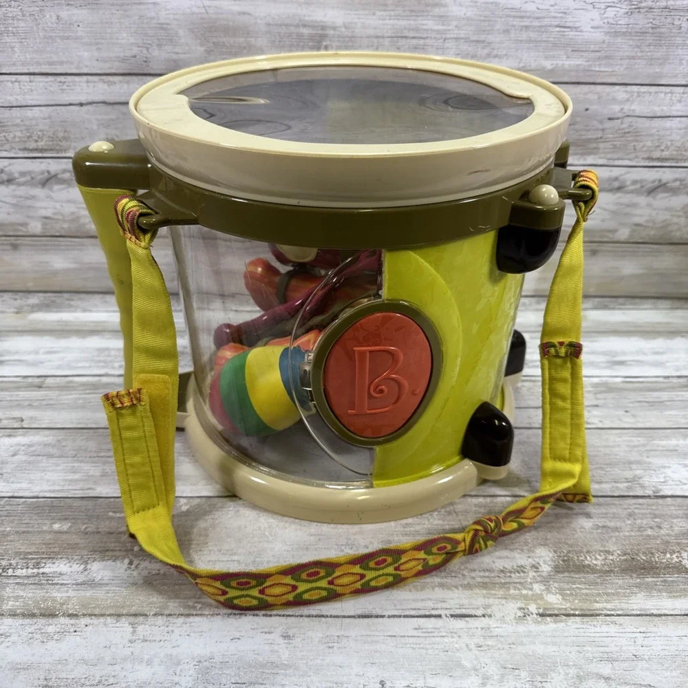 Kids B Parum Pum Pum Toy Drum Set Musical Toys Bug Instruments & Extras